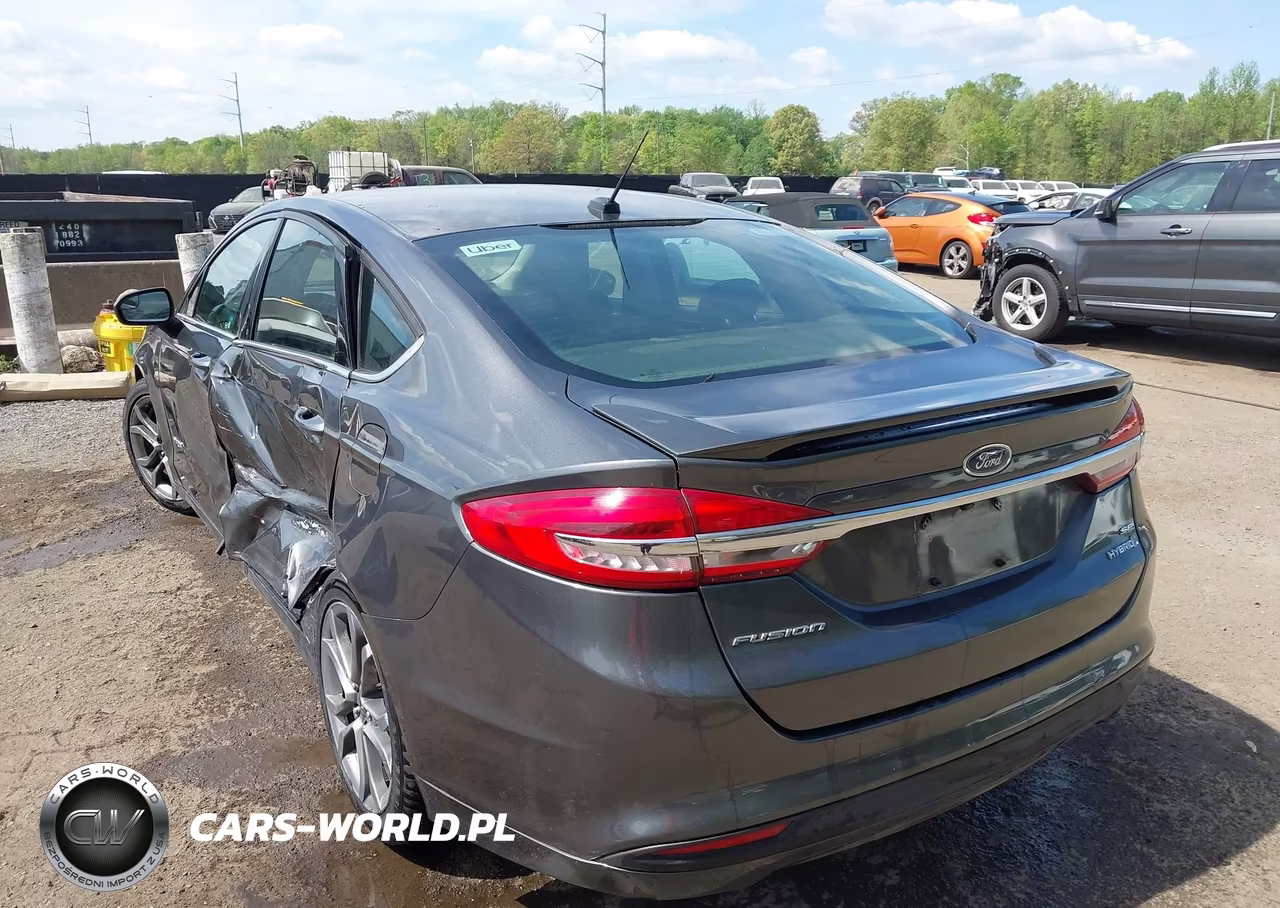 2017 Ford Fusion Hybrid Se VIN:3FA6P0LU9HR356372 - 3