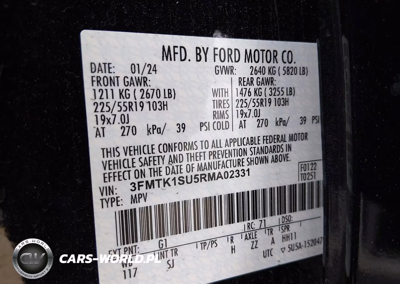 2024 Ford Mustang Mach-E Select VIN:3FMTK1SU5RMA02331 - 9