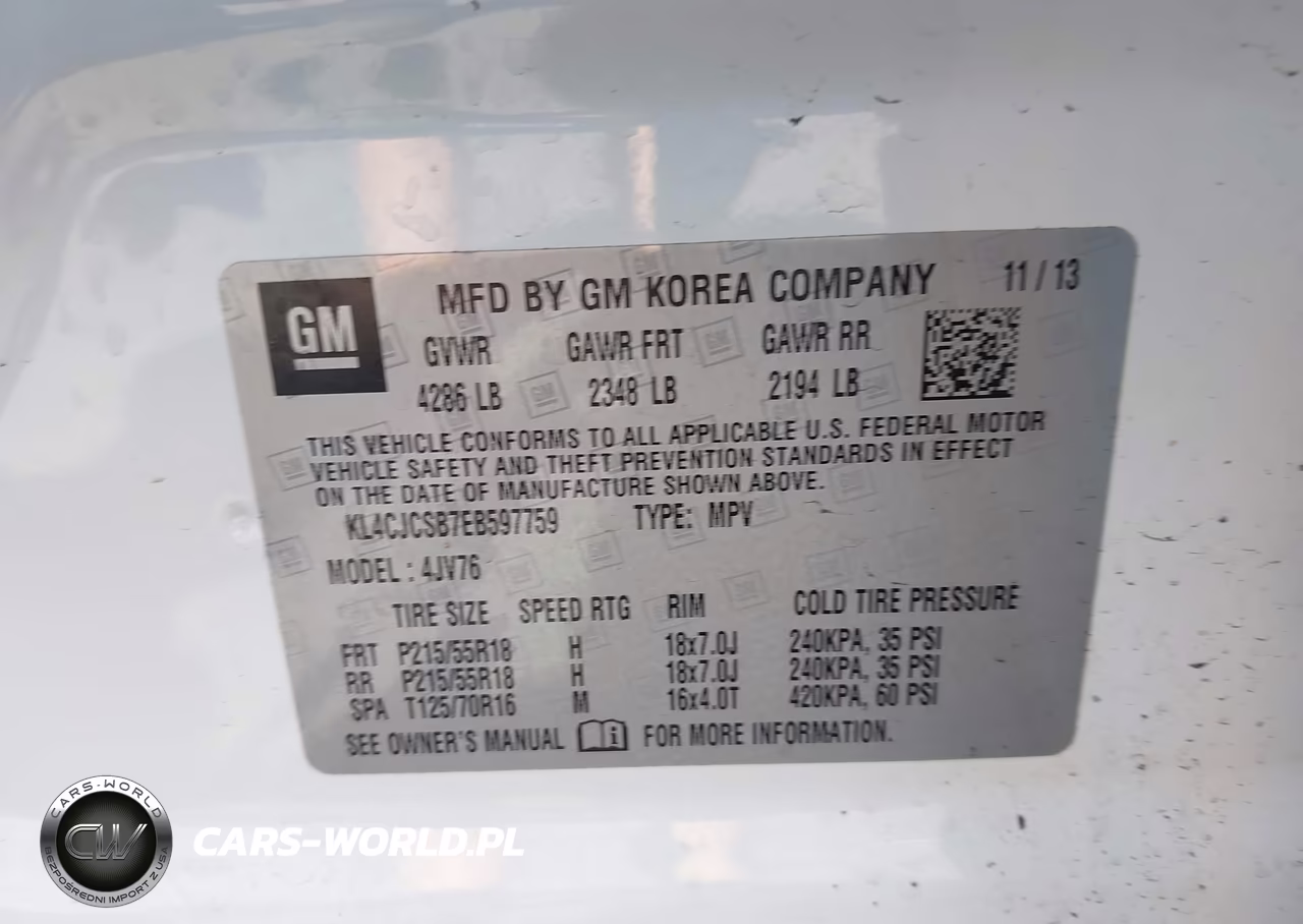 2014 Buick Encore Leather VIN:KL4CJCSB7EB597759 - 9