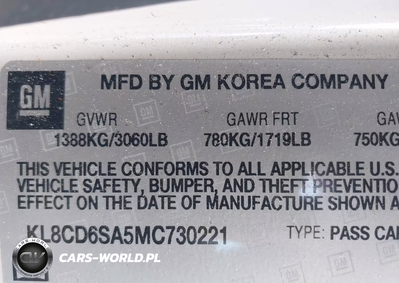 2021 Chevrolet Spark Fwd 1Lt Automatic VIN:KL8CD6SA5MC730221 - 9