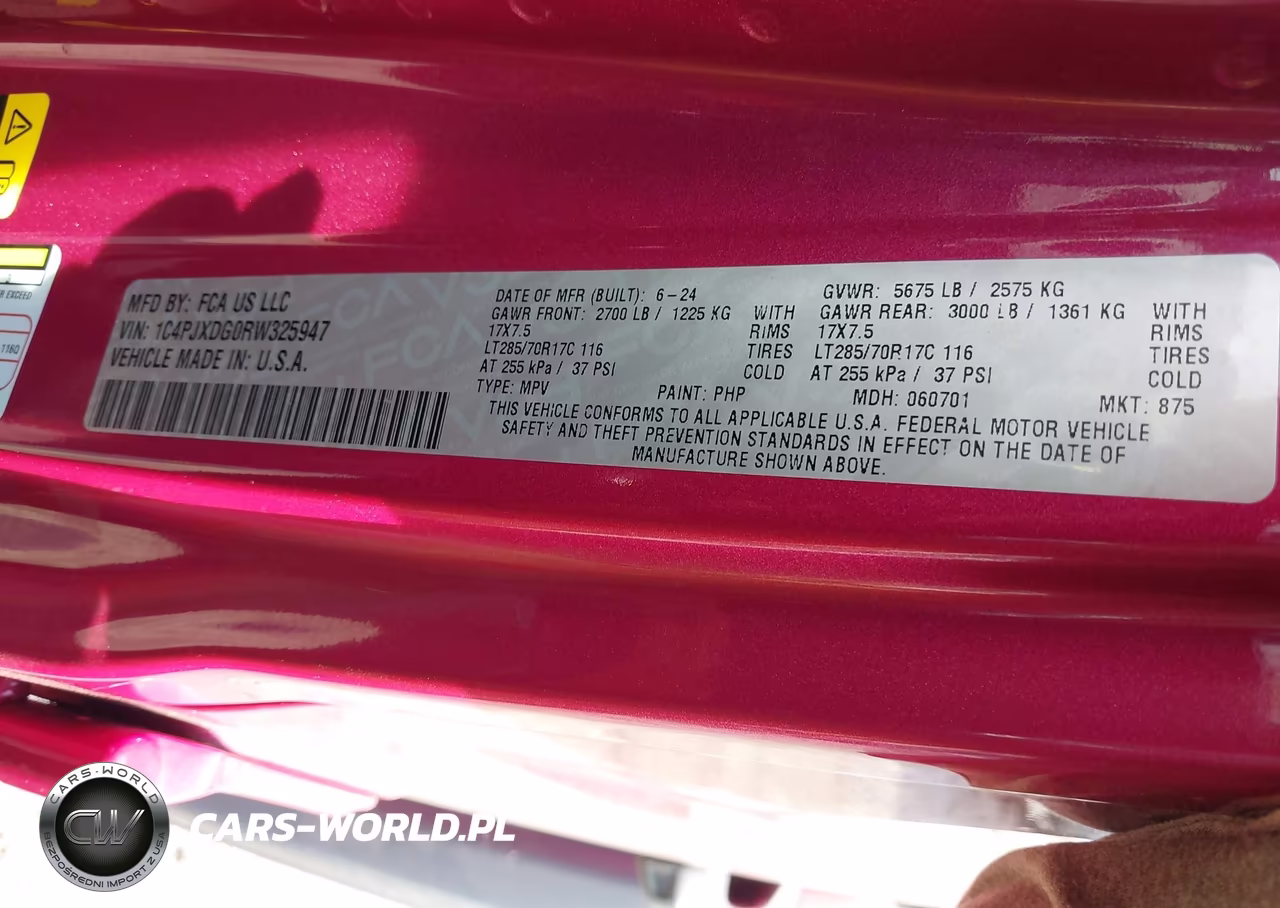 2024 Jeep Wrangler 4-Door Willys 4X4 VIN:1C4PJXDG0RW325947 - 9