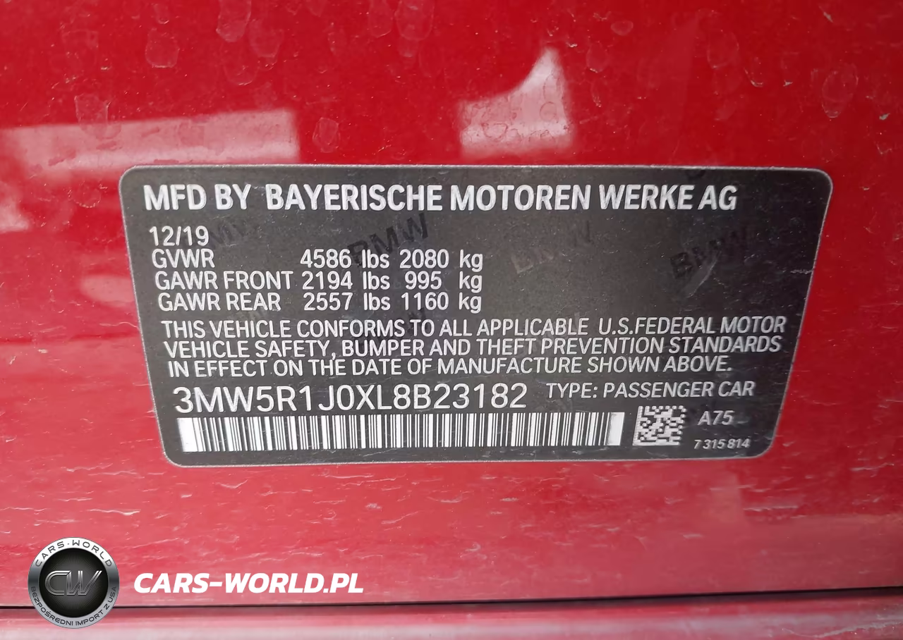 2020 BMW 330I VIN:3MW5R1J0XL8B23182 - 9