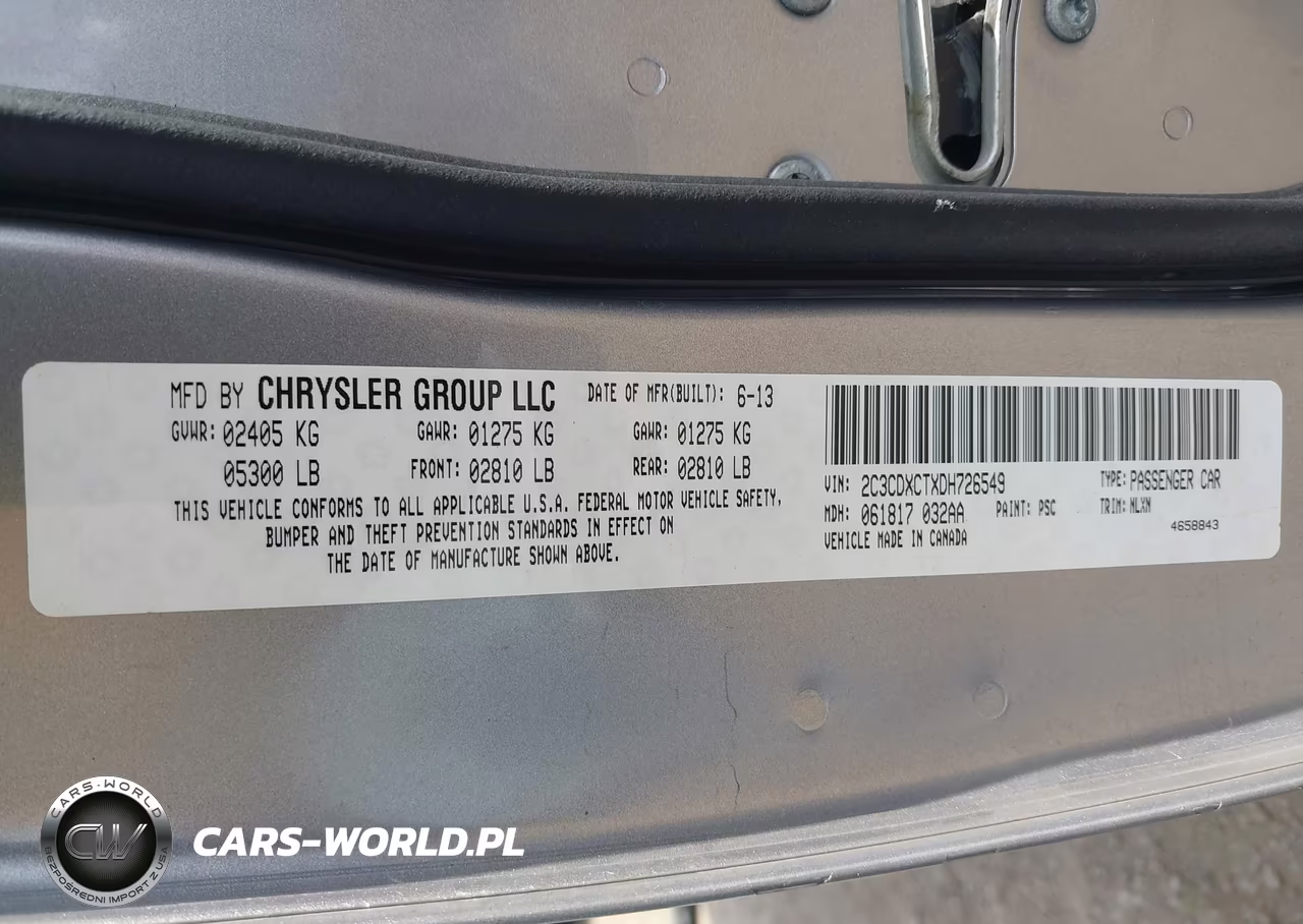 2013 Dodge Charger Road-Track VIN:2C3CDXCTXDH726549 - 9