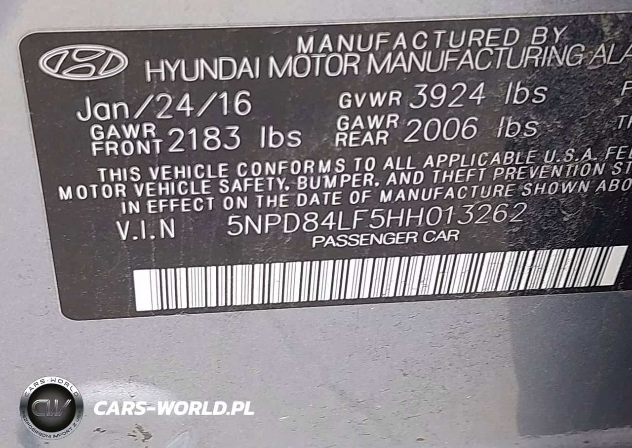 2017 Hyundai Elantra Limited VIN:5NPD84LF5HH013262 - 9