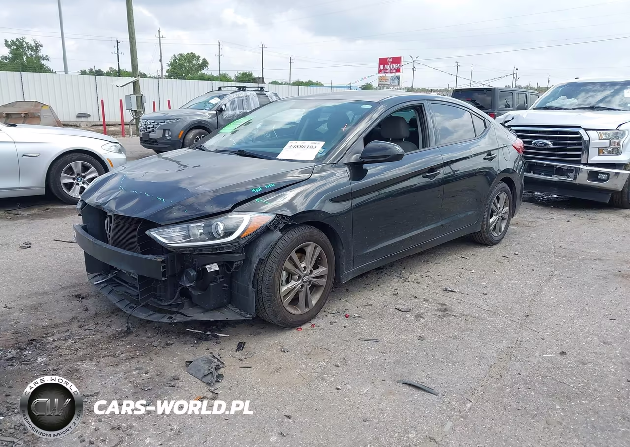 2018 Hyundai Elantra Sel VIN:5NPD84LF1JH393433 - 2