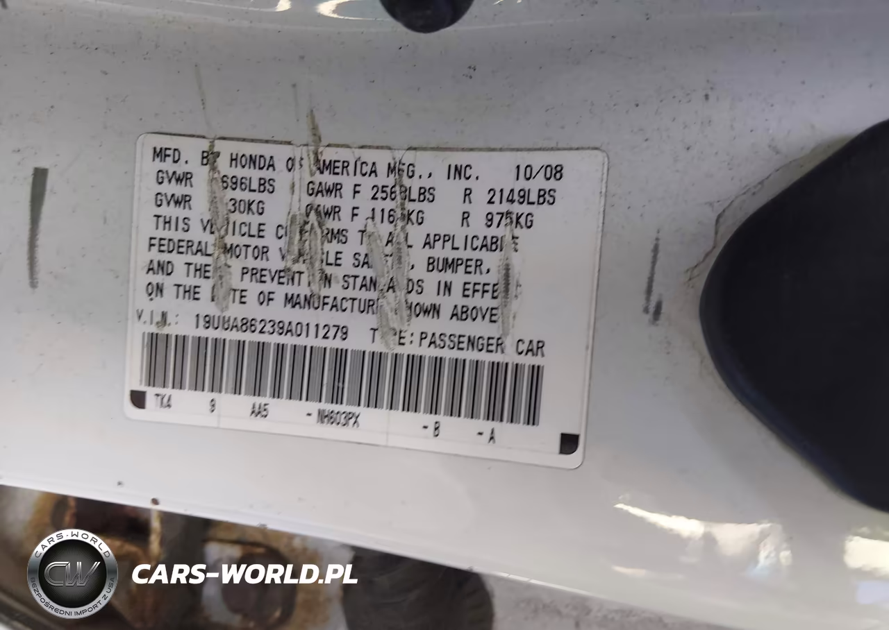 2009 Acura Tl 3.5 VIN:19UUA86239A011279 - 9