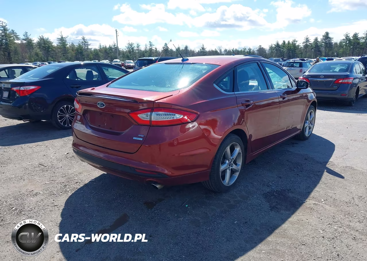 2014 Ford Fusion Se VIN:3FA6P0HDXER117210 - 4