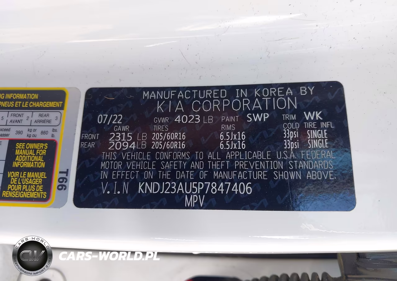 2023 Kia Soul Lx VIN:KNDJ23AU5P7847406 - 9
