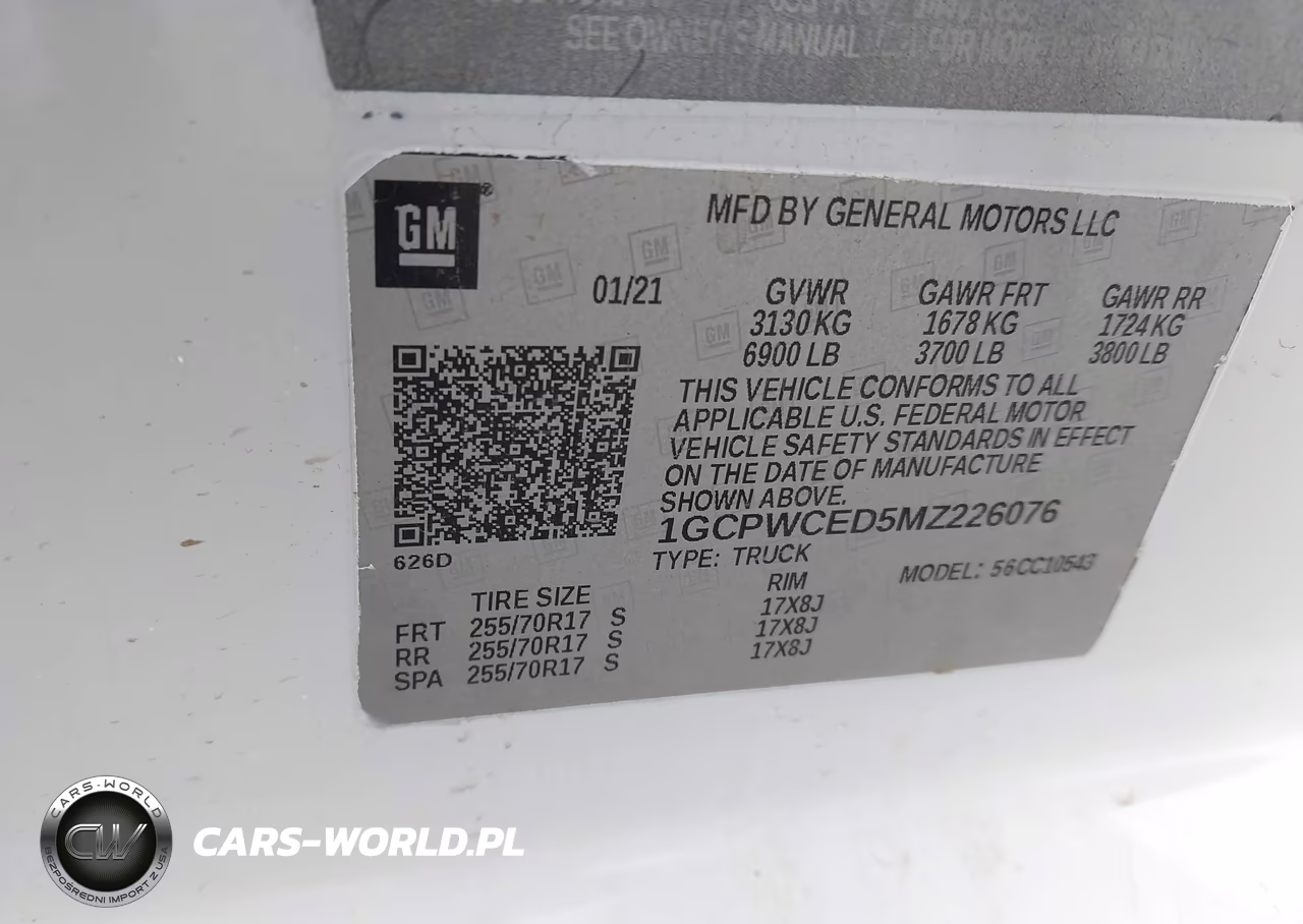2021 Chevrolet Silverado 1500 2Wd Short Bed Lt VIN:1GCPWCED5MZ226076 - 9
