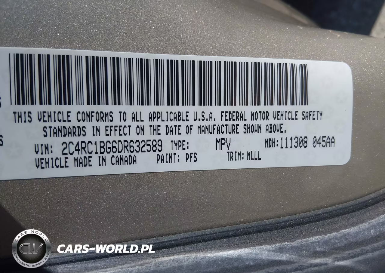 2013 Chrysler Town & Country Touring VIN:2C4RC1BG6DR632589 - 9