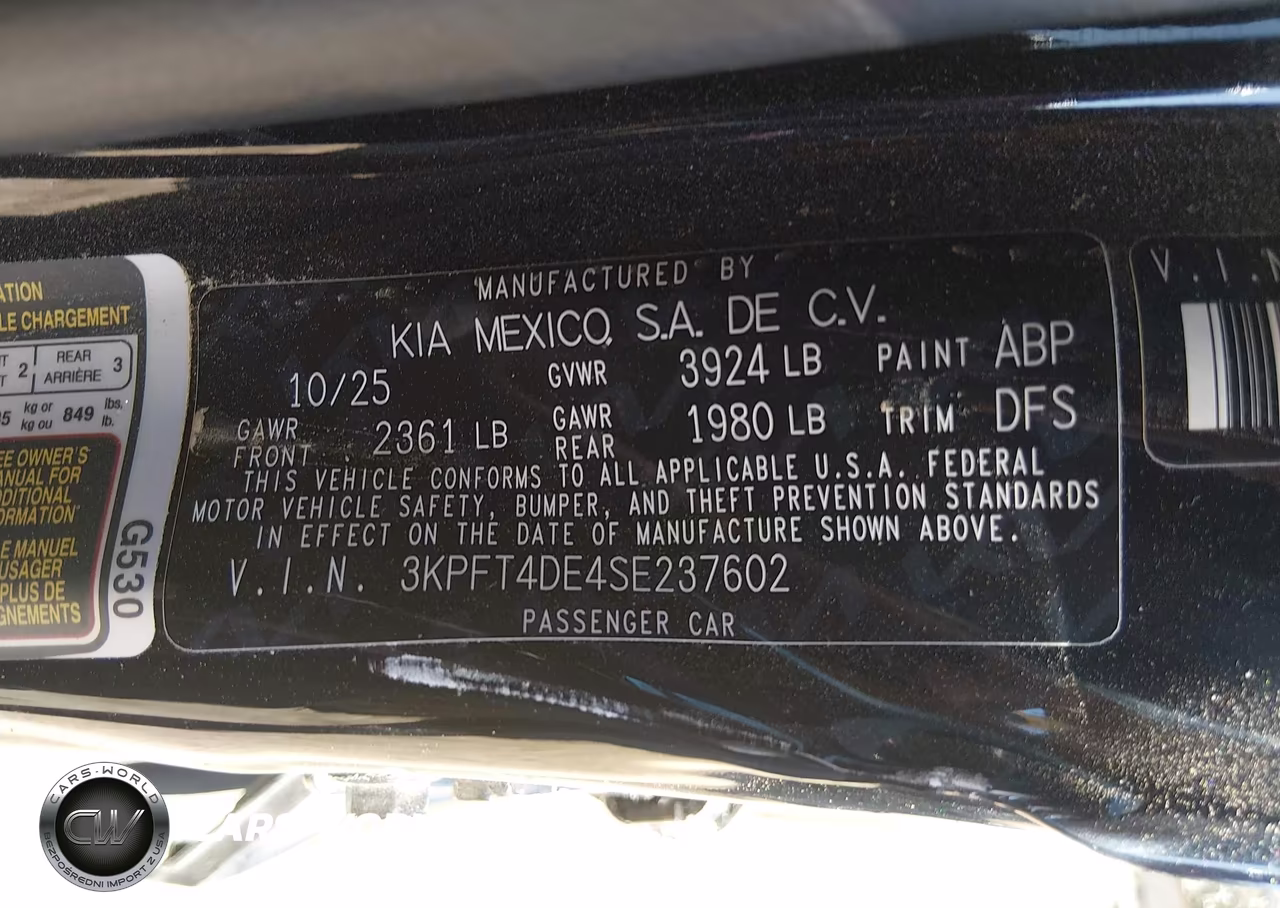 2025 Kia K4 Lx VIN:3KPFT4DE4SE237602 - 9