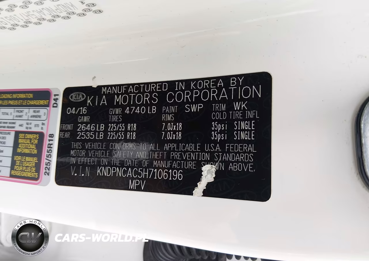 2017 Kia Sportage Ex VIN:KNDPNCAC5H7106196 - 9