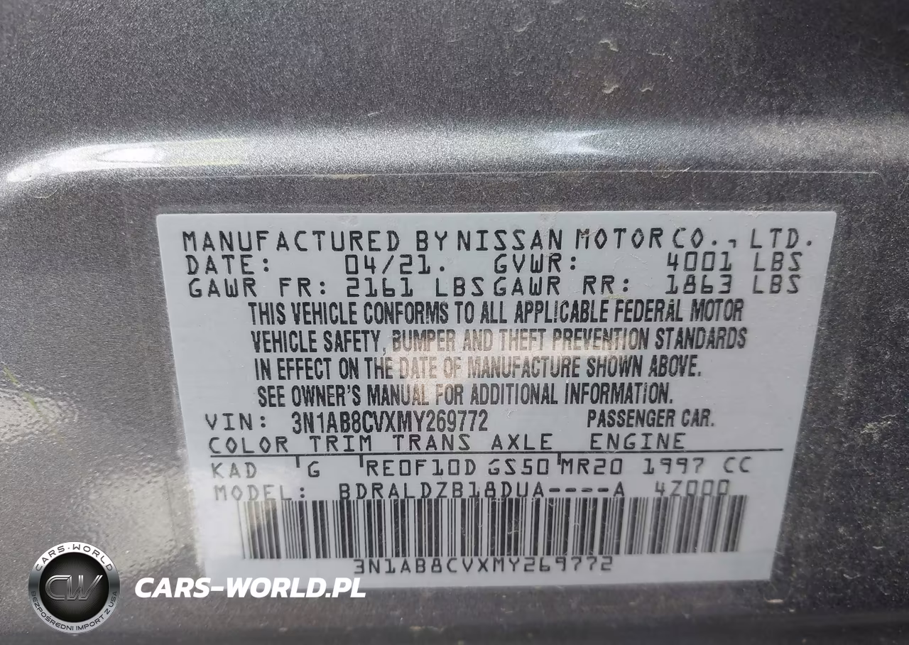 2021 Nissan Sentra Sv Xtronic Cvt VIN:3N1AB8CVXMY269772 - 9