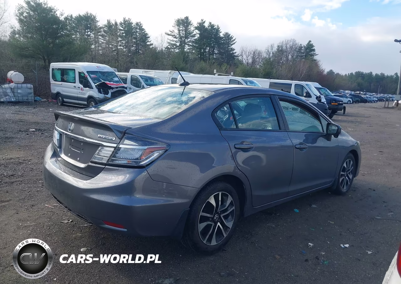 2015 Honda Civic Hybrid VIN:19XFB4F2XFE002374 - 4