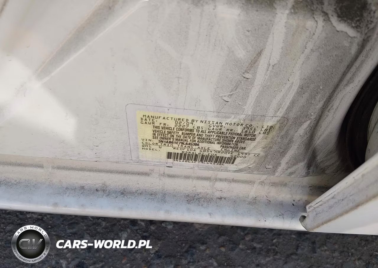 2009 Nissan Sentra 2.0 VIN:3N1AB61E79L645386 - 9