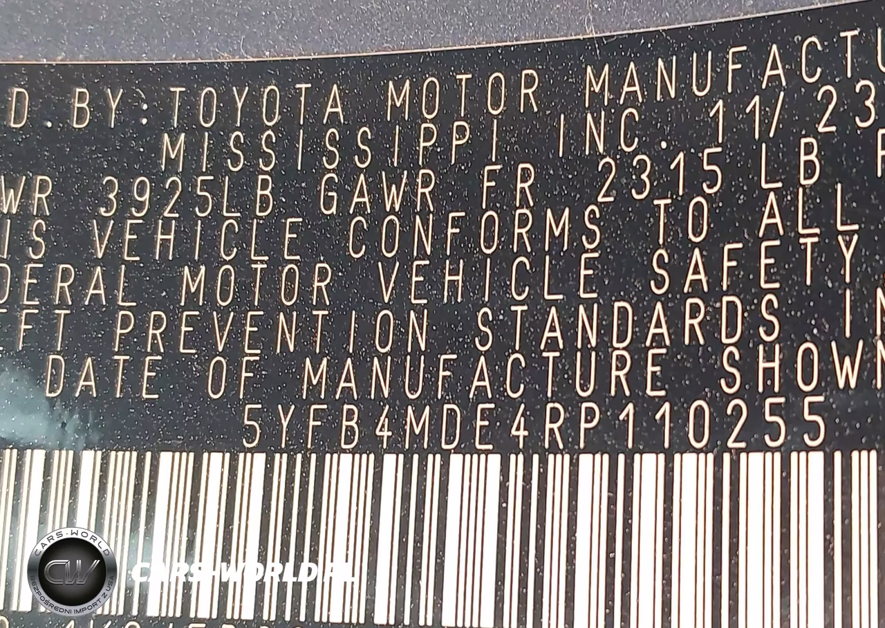 2024 Toyota Corolla Le VIN:5YFB4MDE4RP110255 - 9