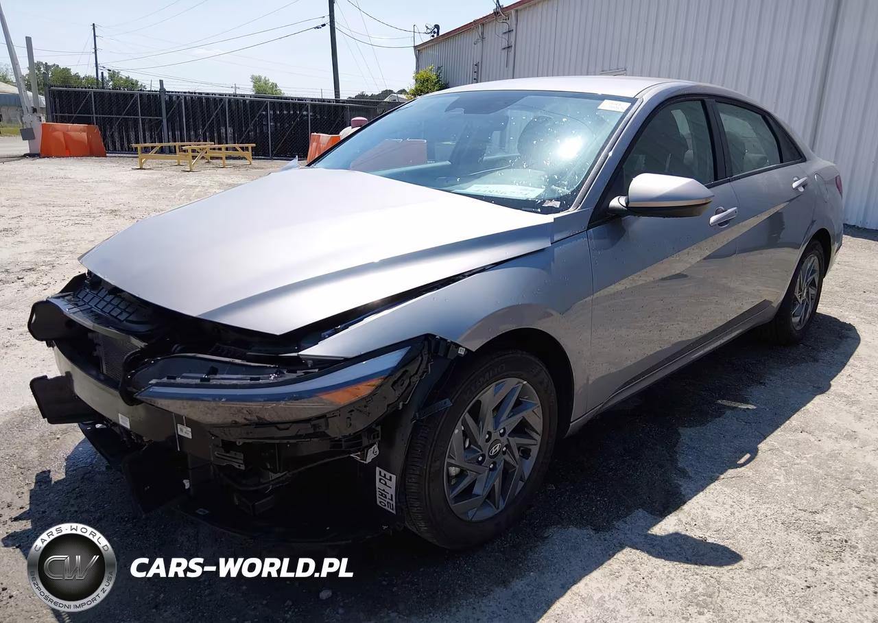 2025 Hyundai Elantra Hybrid Blue VIN:KMHLM4DJ1SU177966 - 2