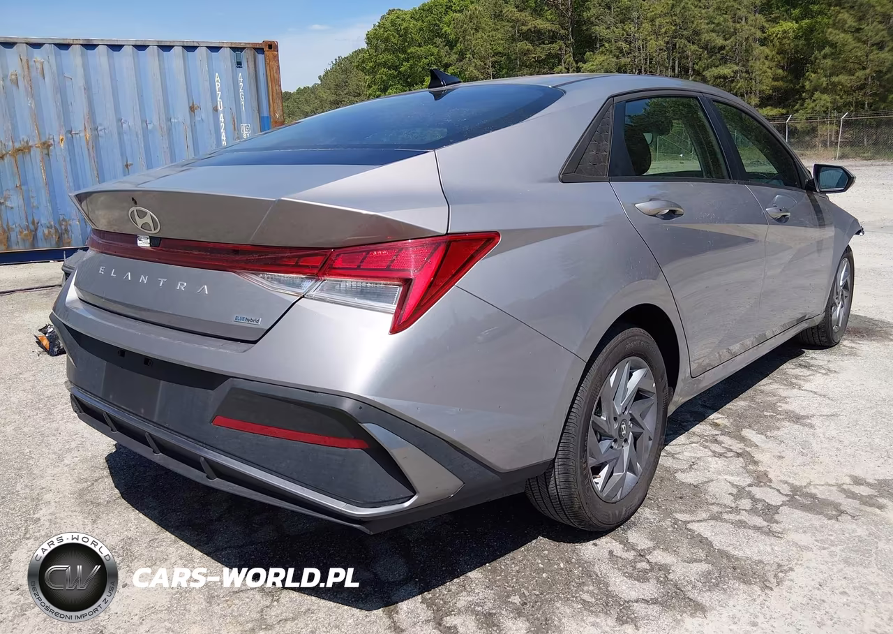 2025 Hyundai Elantra Hybrid Blue VIN:KMHLM4DJ1SU177966 - 4