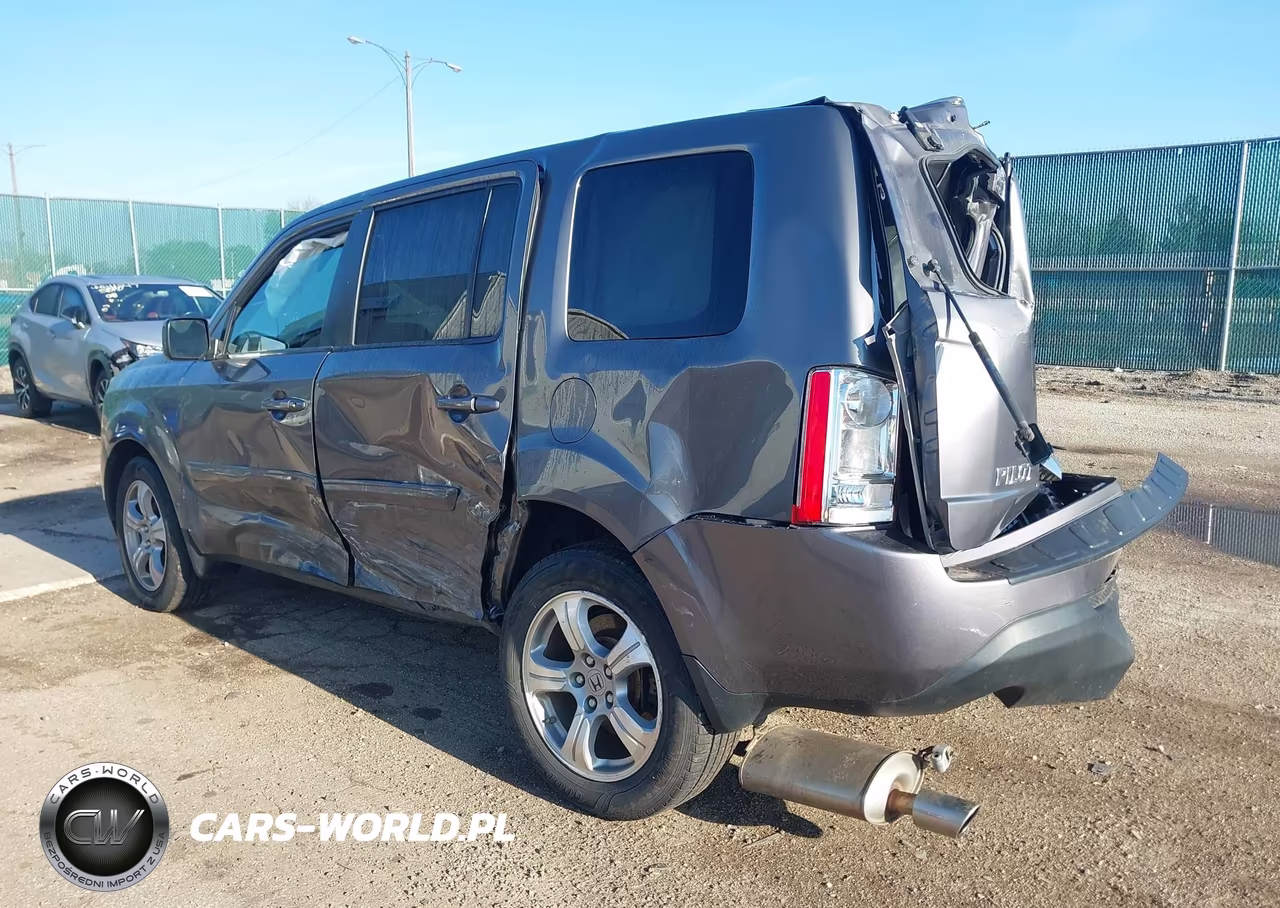 2015 Honda Pilot Ex VIN:5FNYF4H43FB049042 - 3