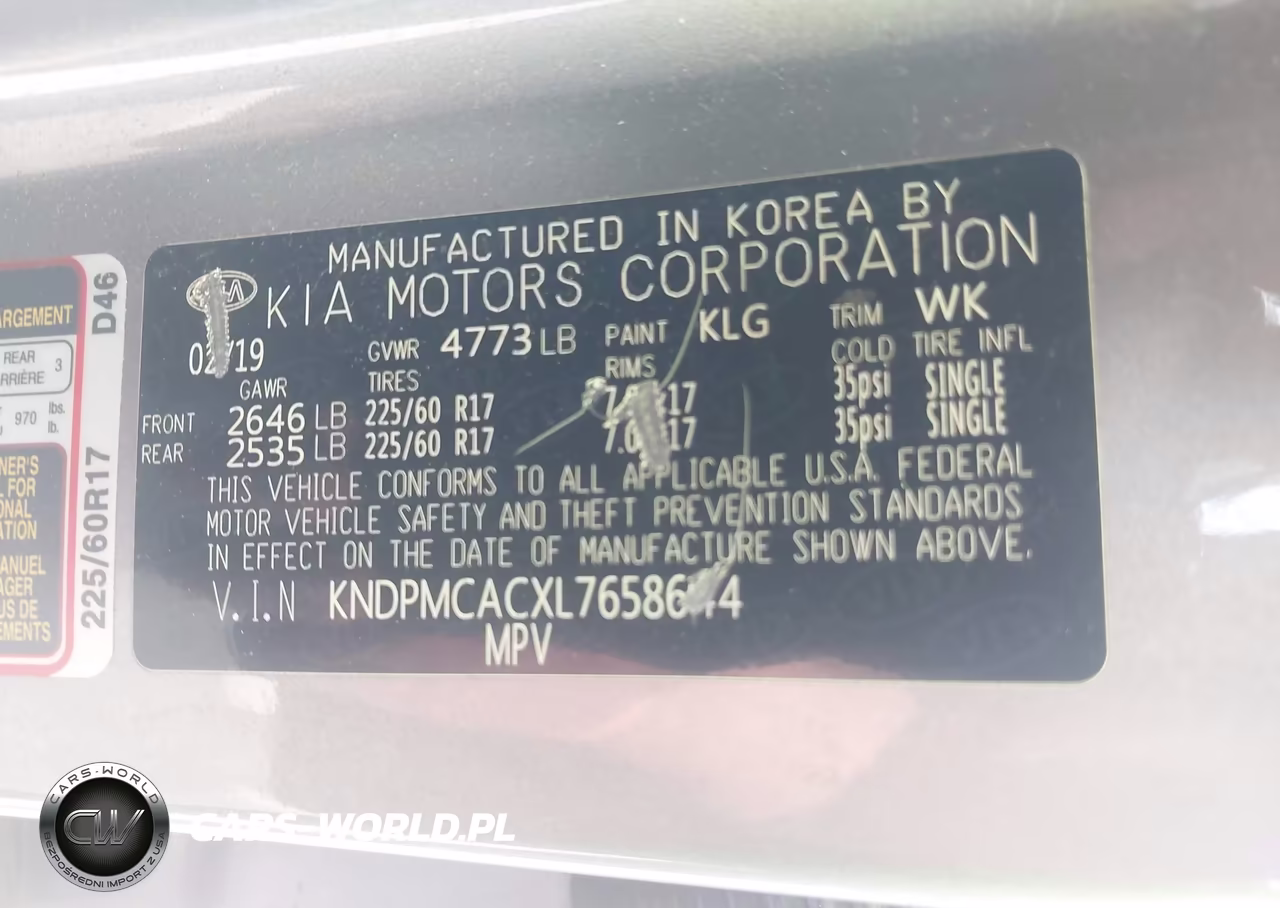2020 Kia Sportage Lx VIN:KNDPMCACXL7658644 - 9