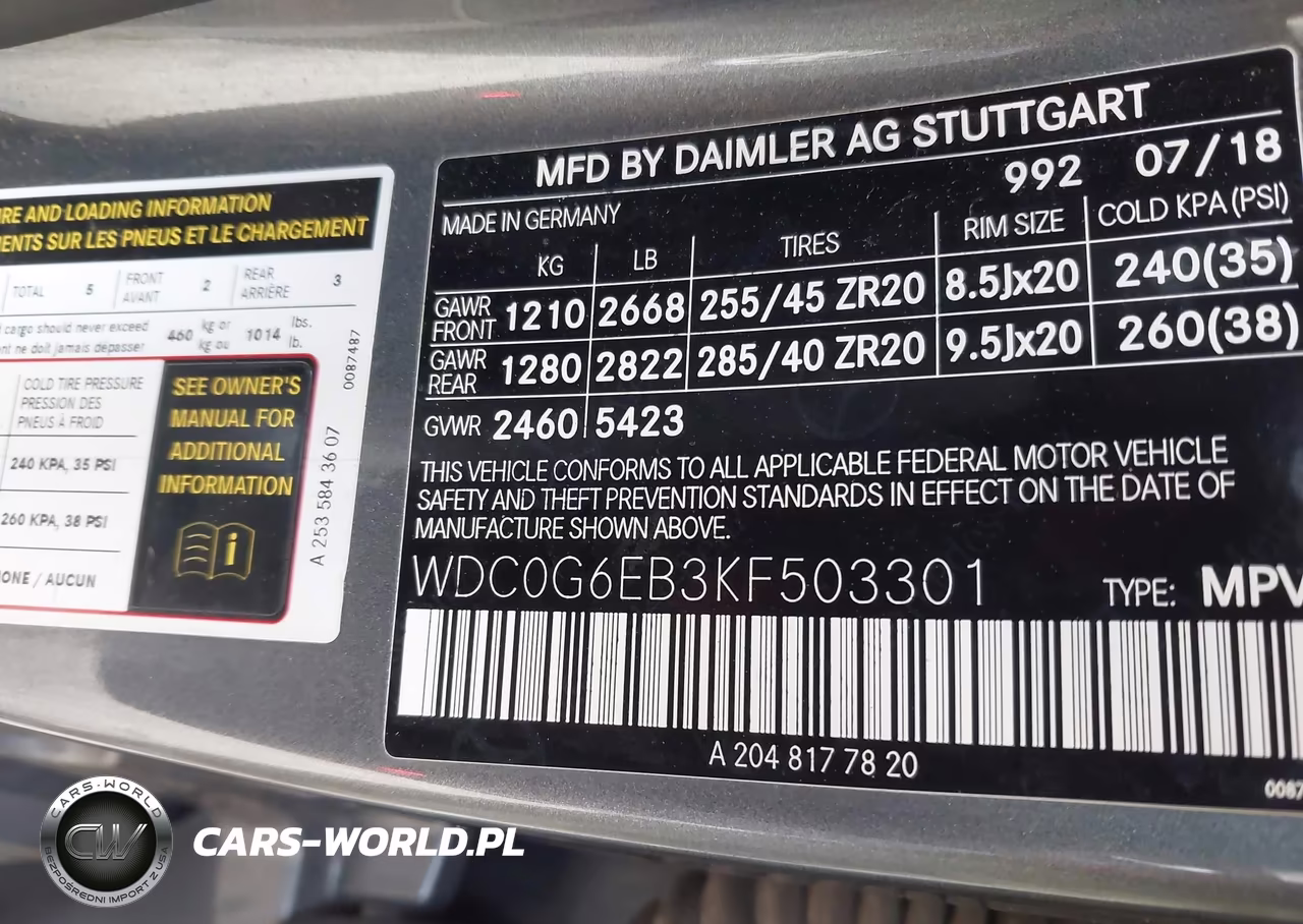 2019 Mercedes-Benz Amg Glc 43 4Matic VIN:WDC0G6EB3KF503301 - 9