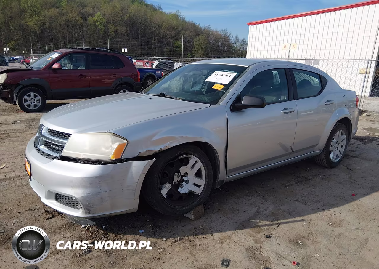 2012 Dodge Avenger Se VIN:1C3CDZAB5CN102170 - 2