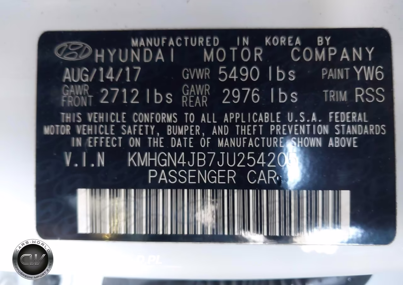 2018 Genesis G80 3.3T Sport VIN:KMHGN4JB7JU254205 - 9