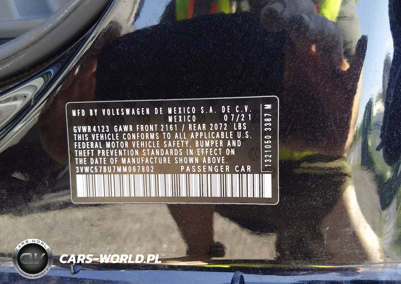 2021 Volkswagen Jetta 1.4T R-Line-1.4T S-1.4T Se VIN:3VWC57BU7MM067802 - 9