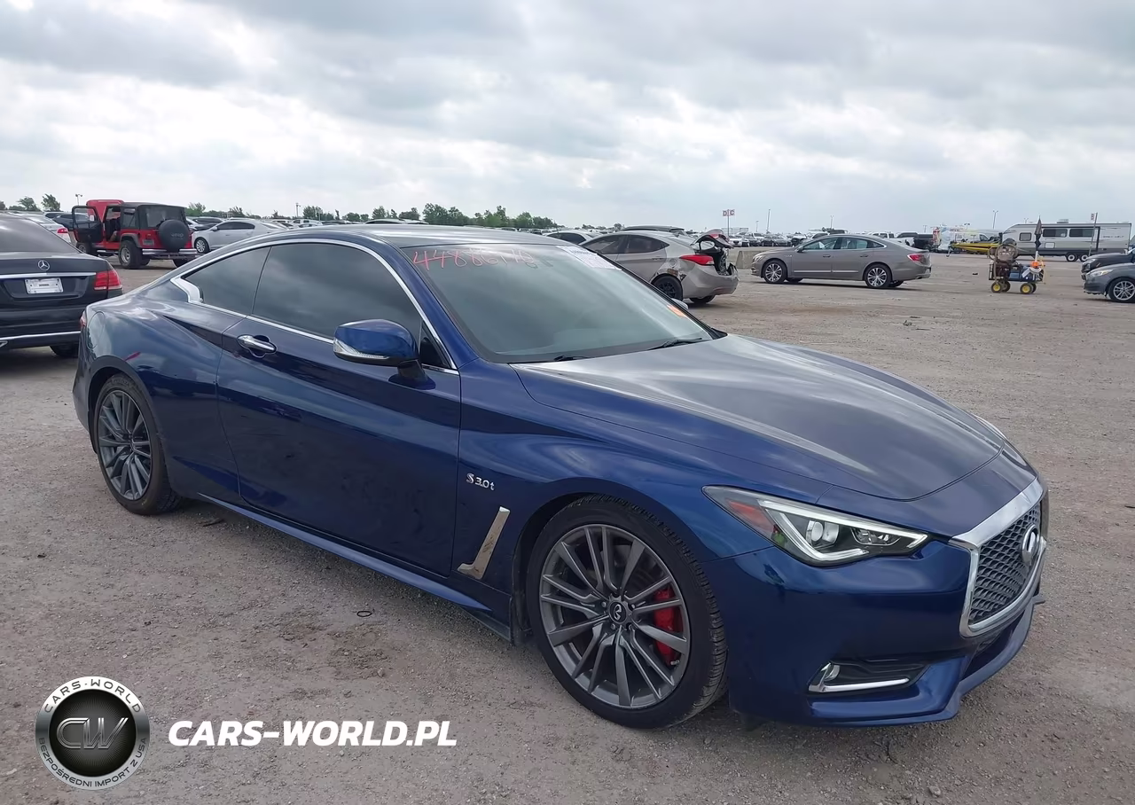 2017 Infiniti Q60 3.0T Red Sport 400