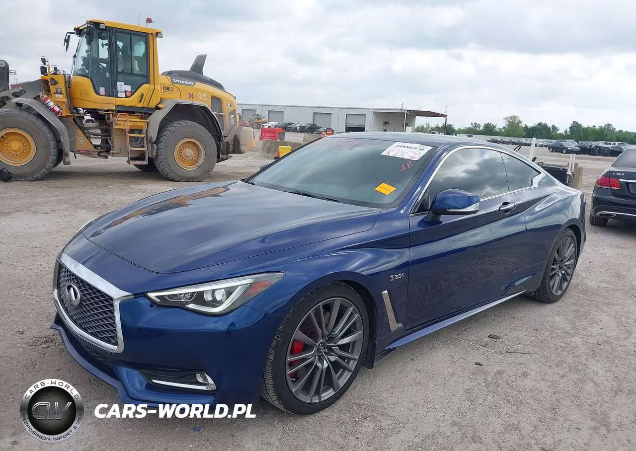 2017 Infiniti Q60 3.0T Red Sport 400 VIN:JN1FV7EK1HM611483 - 2
