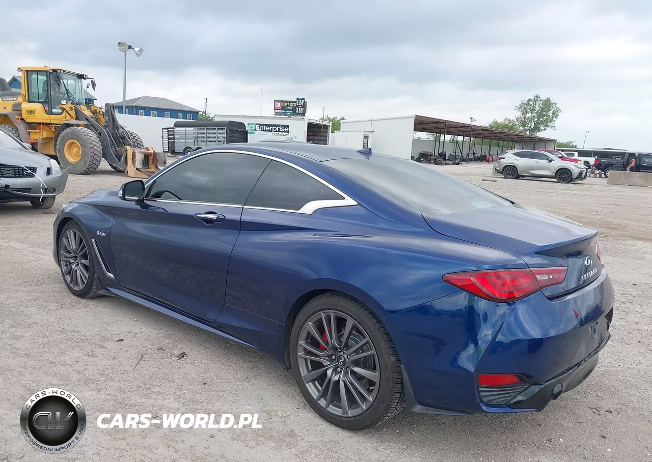 2017 Infiniti Q60 3.0T Red Sport 400 VIN:JN1FV7EK1HM611483 - 3