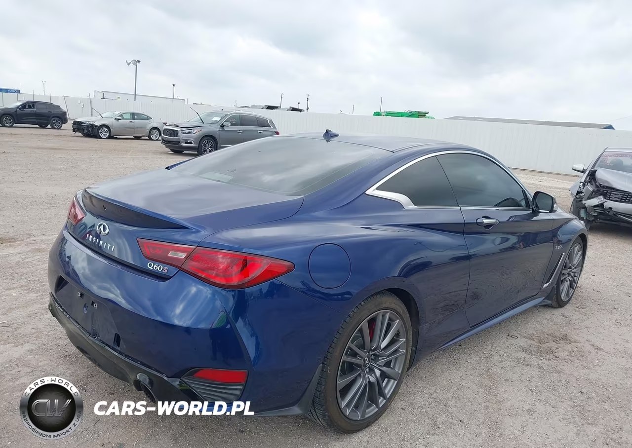 2017 Infiniti Q60 3.0T Red Sport 400 VIN:JN1FV7EK1HM611483 - 4