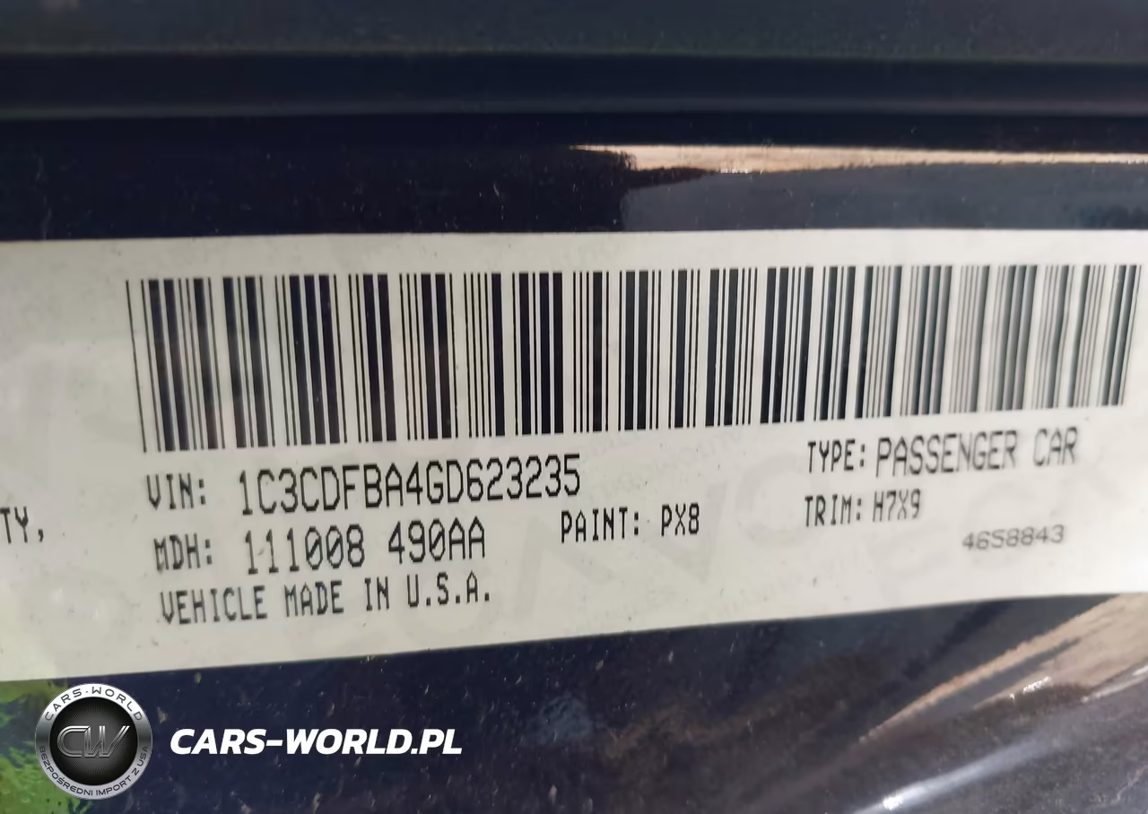 2016 Dodge Dart Sxt VIN:1C3CDFBA4GD623235 - 9