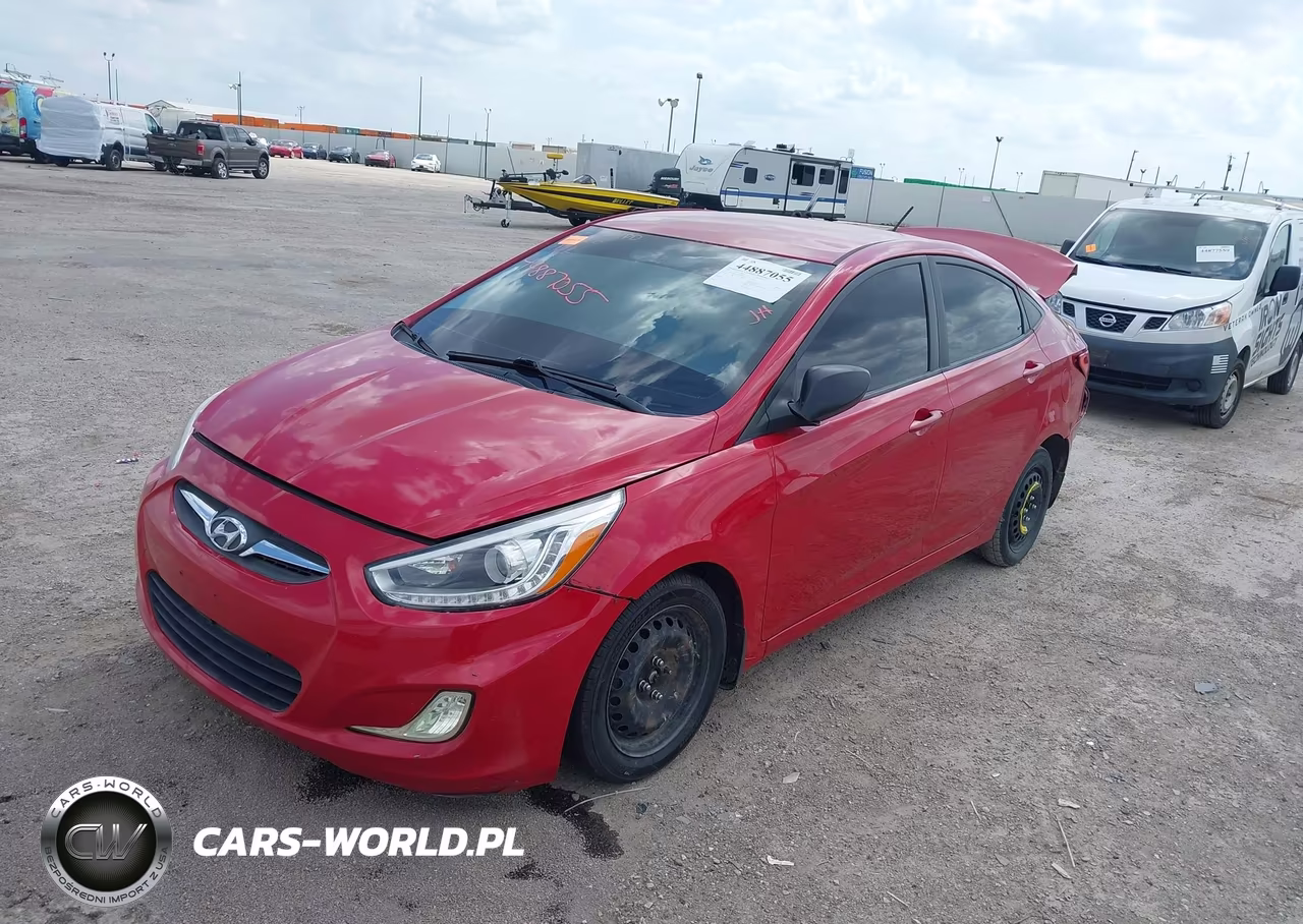 2014 Hyundai Accent Gls VIN:KMHCU4AE4EU624608 - 2