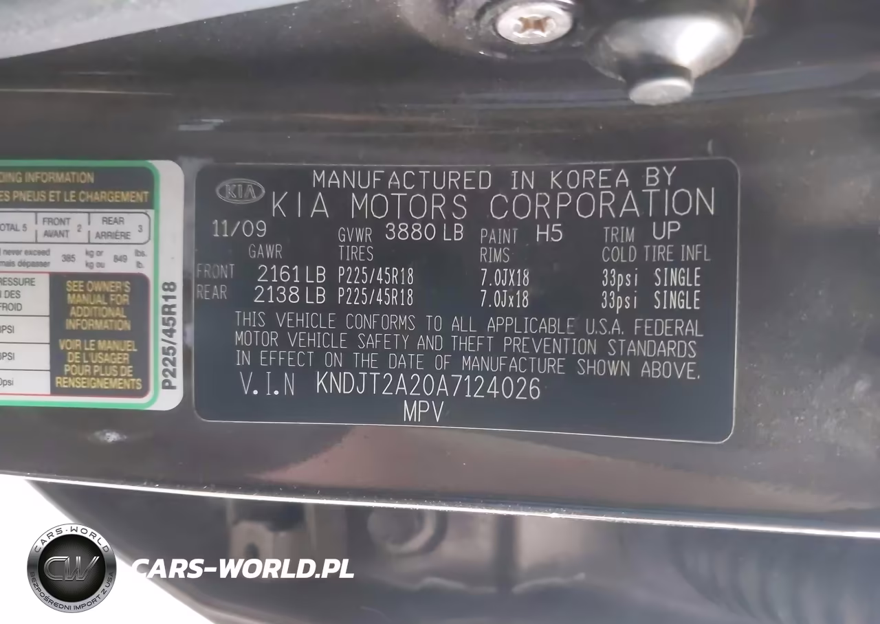 2010 Kia Soul ! VIN:KNDJT2A20A7124026 - 9