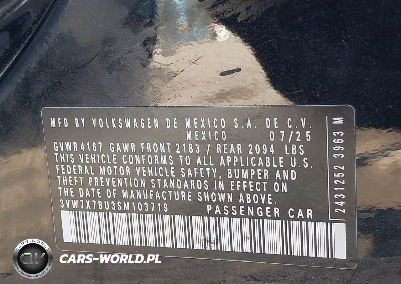 2025 Volkswagen Jetta 1.5T Se VIN:3VW7X7BU3SM103719 - 9