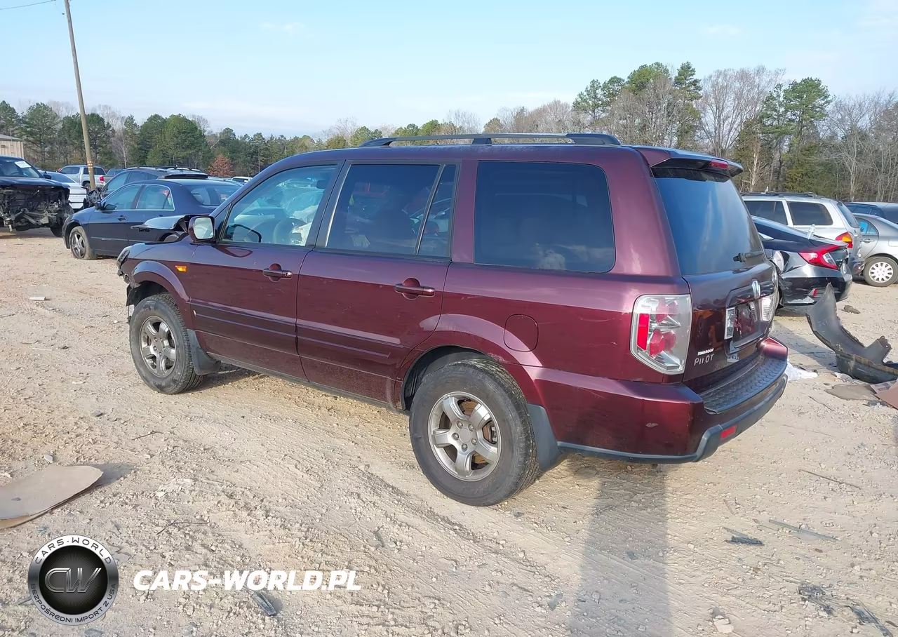 2007 Honda Pilot Ex VIN:5FNYF18437B008765 - 3