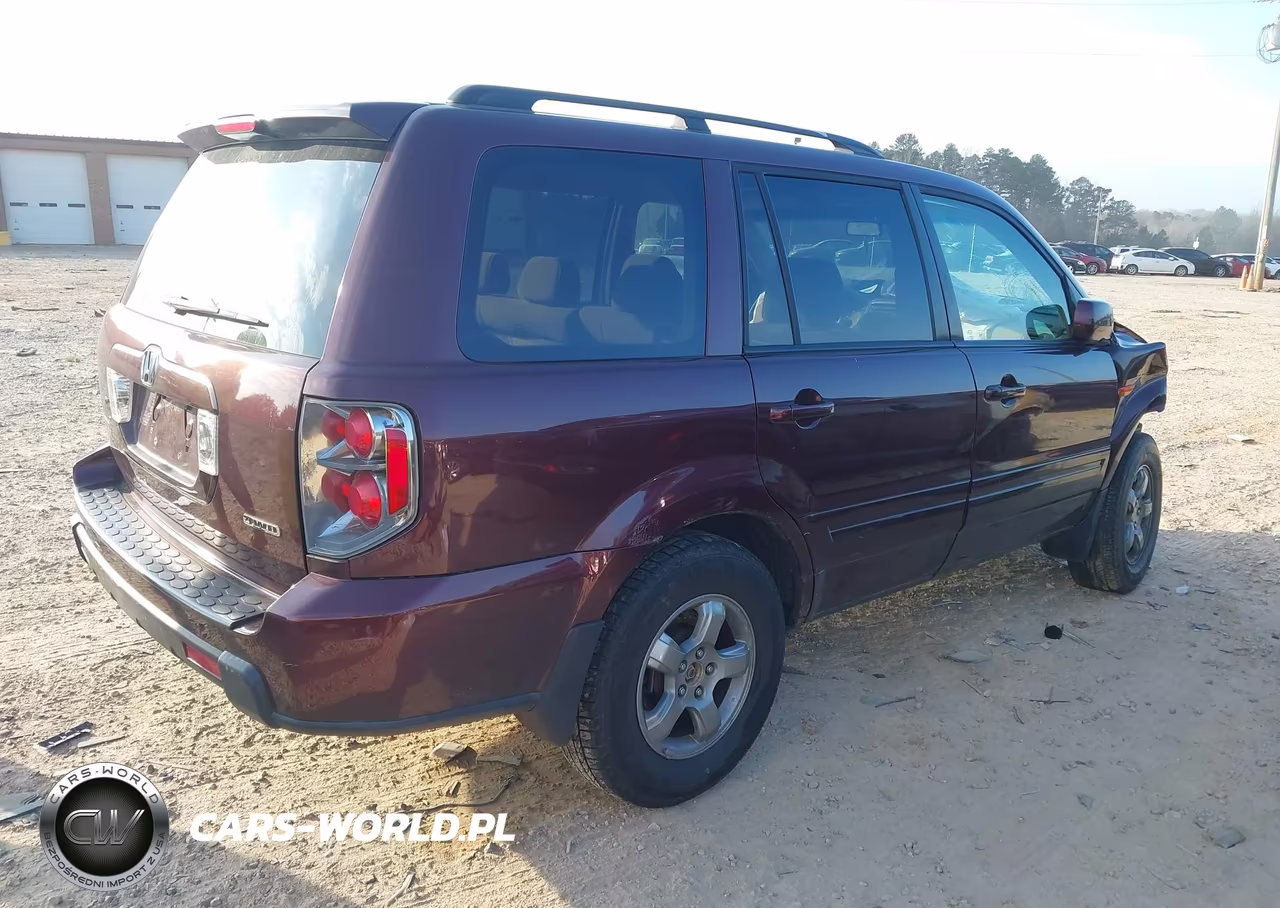 2007 Honda Pilot Ex VIN:5FNYF18437B008765 - 4