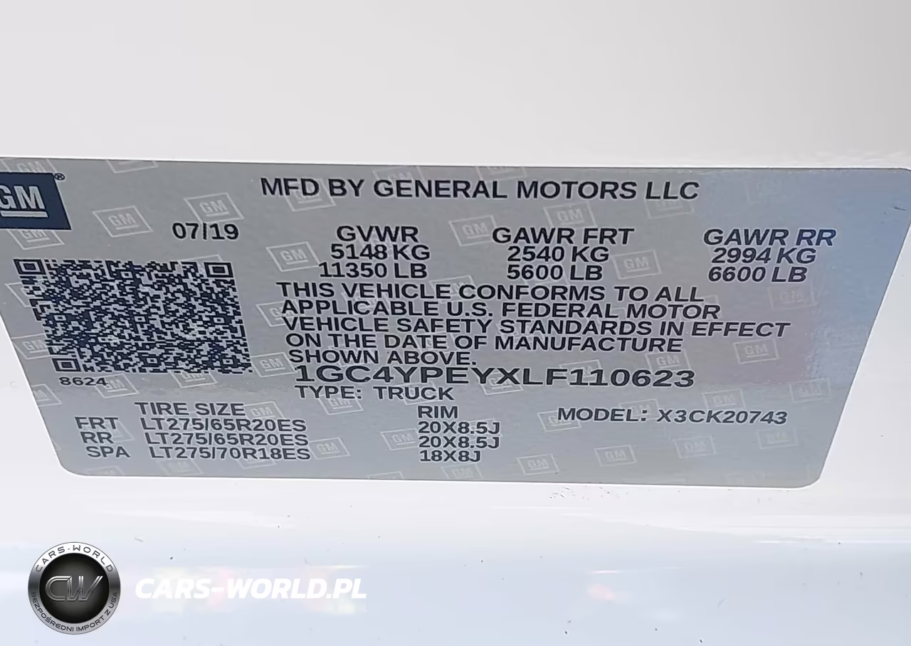 2020 Chevrolet Silverado 2500Hd 4Wd Standard Bed Ltz VIN:1GC4YPEYXLF110623 - 8