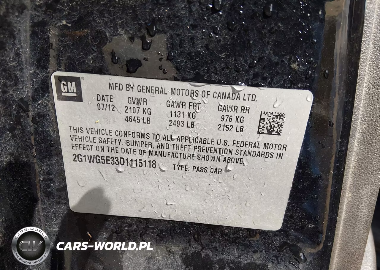 2013 Chevrolet Impala Lt VIN:2G1WG5E33D1115118 - 9