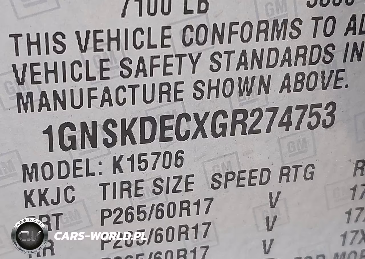 2016 Chevrolet Tahoe Commercial Fleet VIN:1GNSKDECXGR274753 - 9