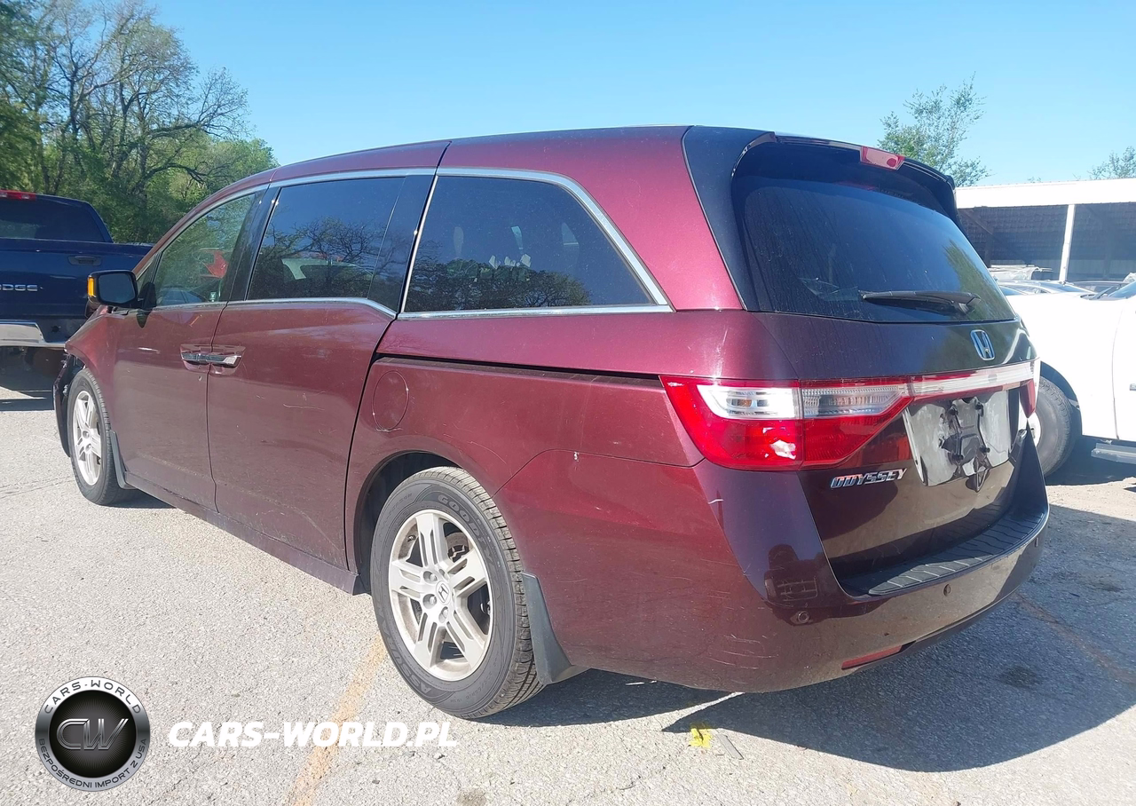 2012 Honda Odyssey Touring-Touring Elite VIN:5FNRL5H91CB100077 - 3