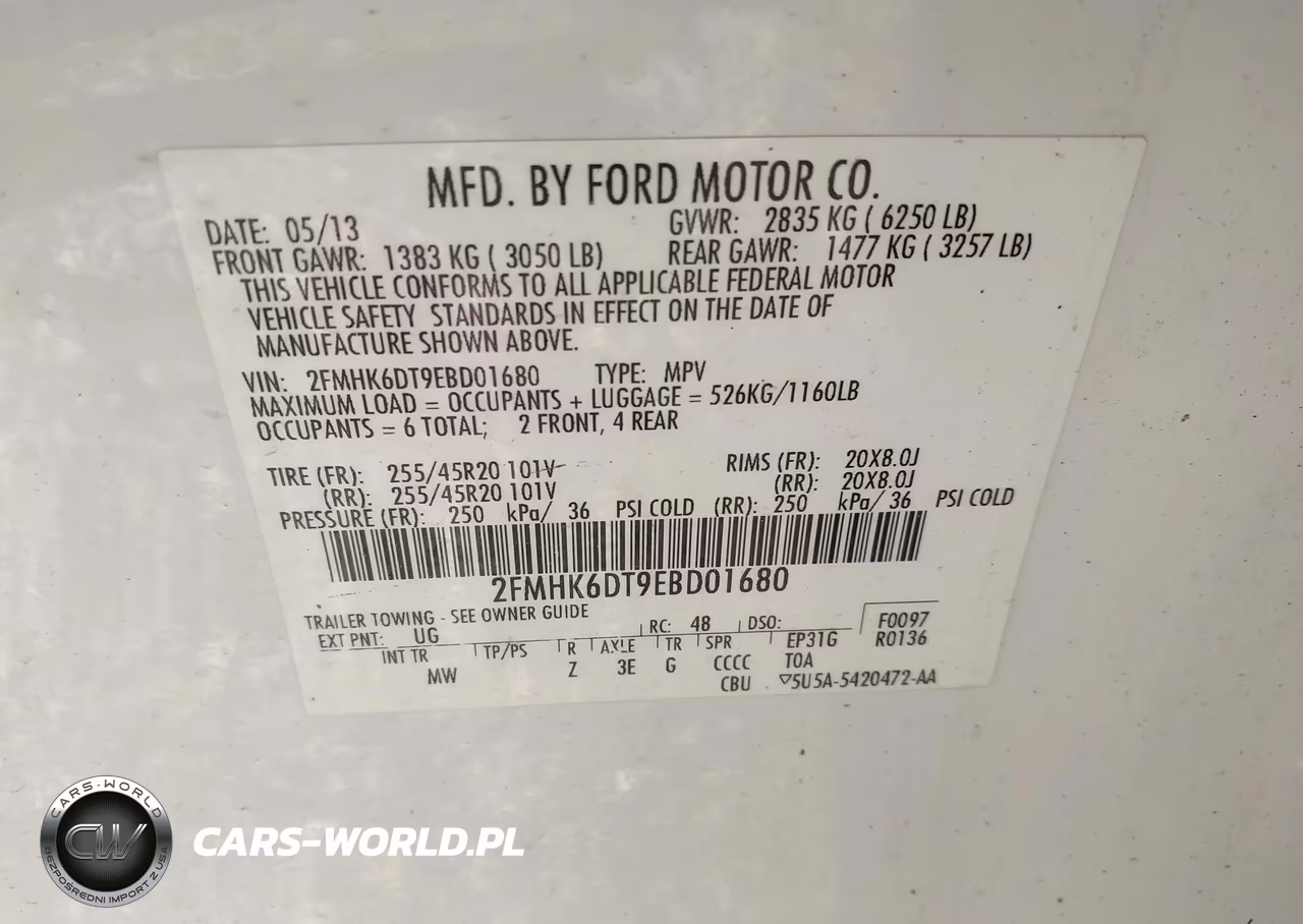 2014 Ford Flex Limited VIN:2FMHK6DT9EBD01680 - 9