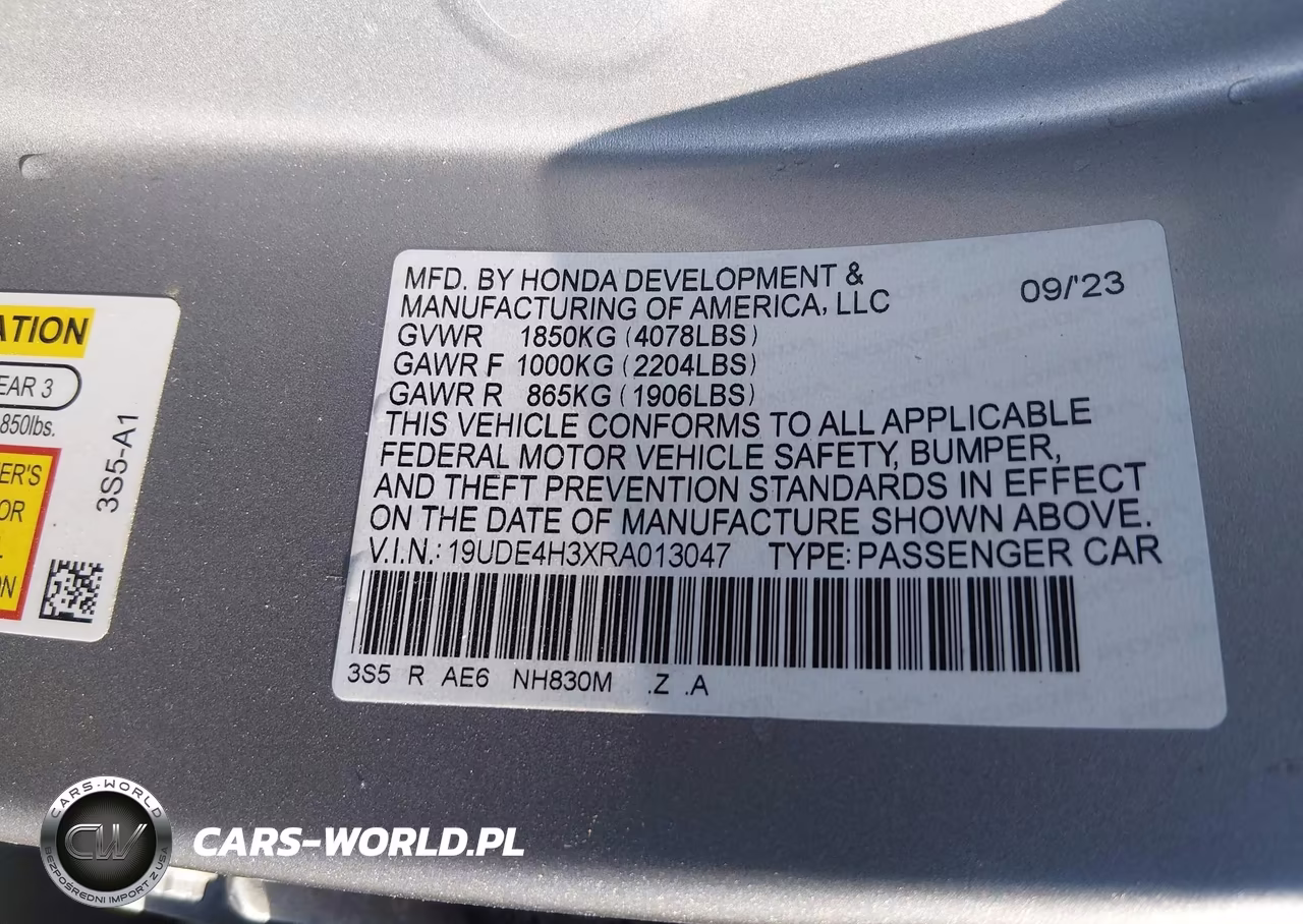 2024 ACURA INTEGRA A- A-SPEC VIN:19UDE4H3XRA013047 - 9