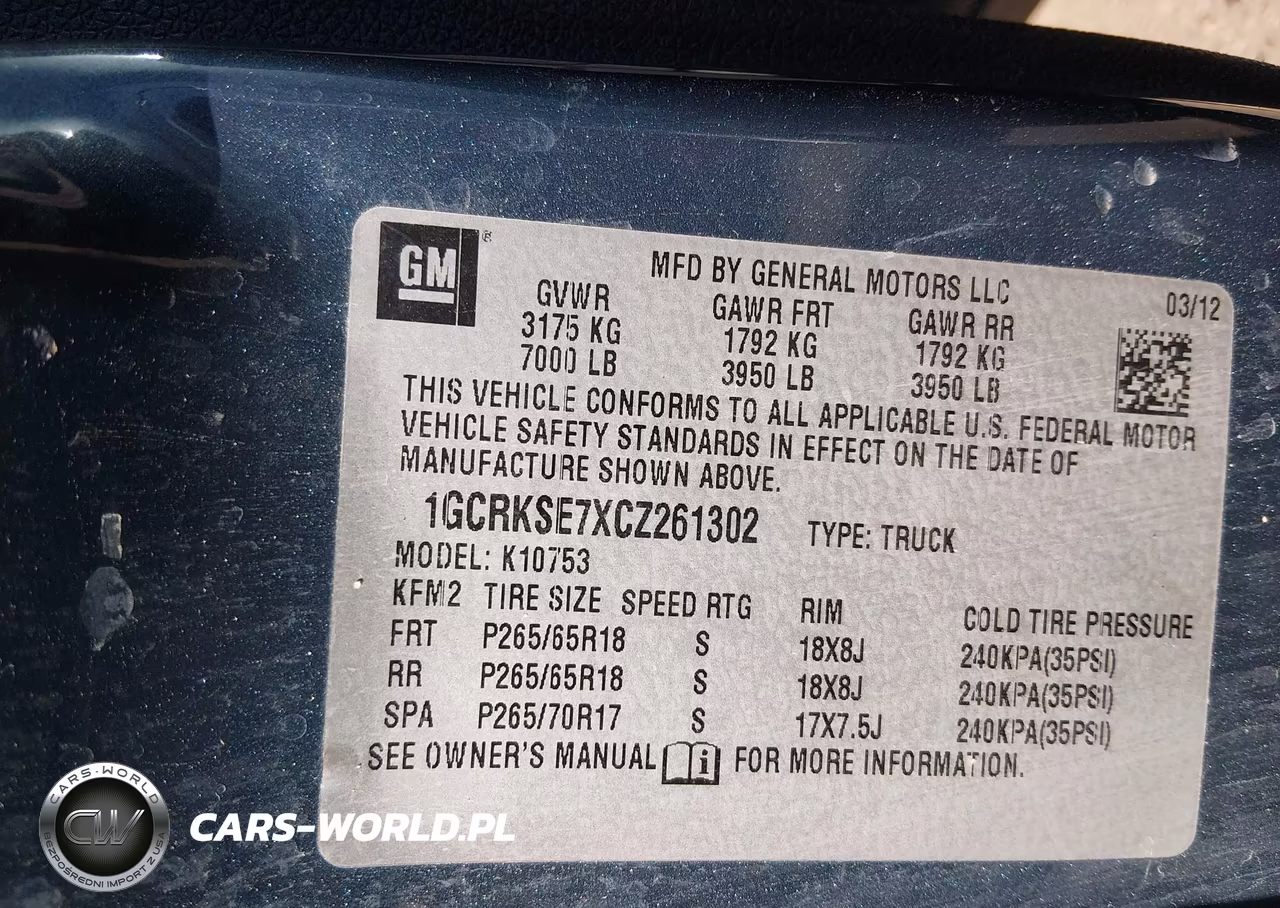 2012 Chevrolet Silverado 1500 Lt VIN:1GCRKSE7XCZ261302 - 9