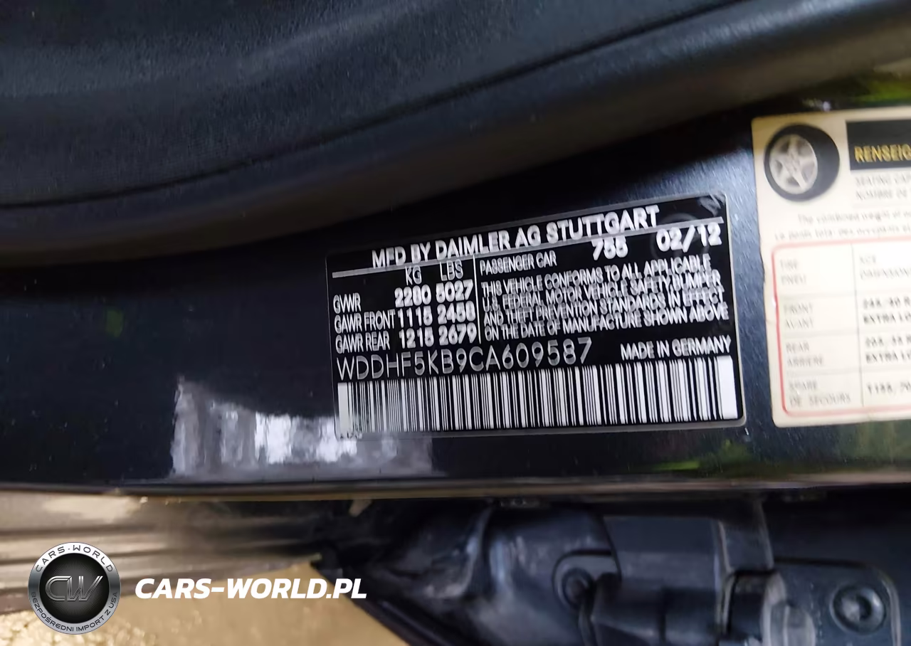 2012 Mercedes-Benz E 350 VIN:WDDHF5KB9CA609587 - 9