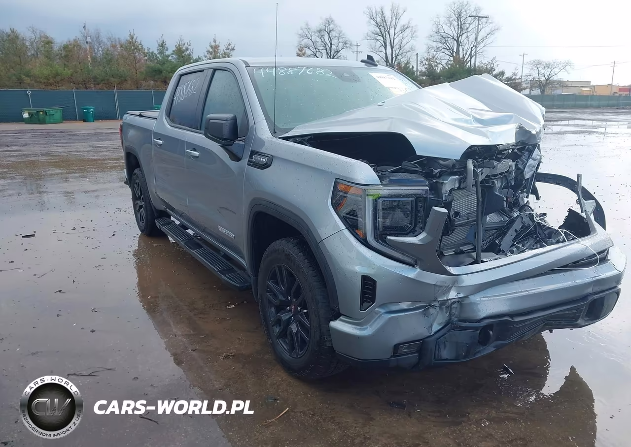 2024 GMC Sierra 1500 4Wd Short Box Elevation With 3Sb
