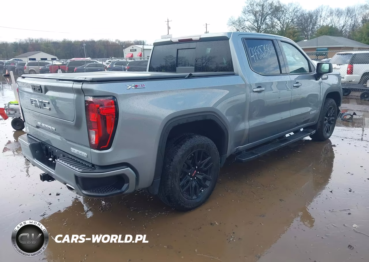 2024 GMC Sierra 1500 4Wd Short Box Elevation With 3Sb VIN:3GTUUCED7RG393099 - 4