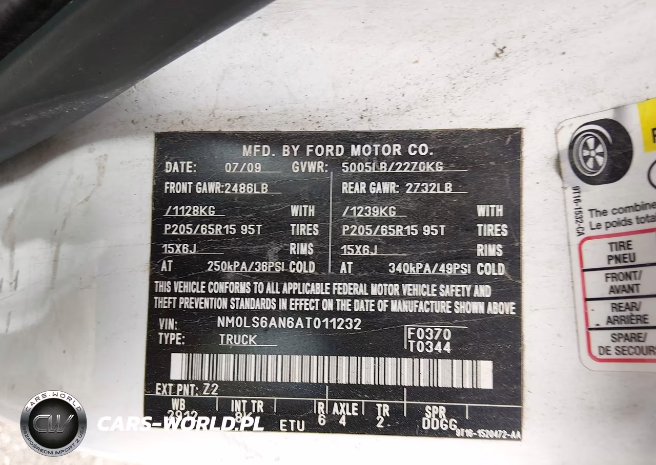 2010 Ford Transit Connect Xl VIN:NM0LS6AN6AT011232 - 9