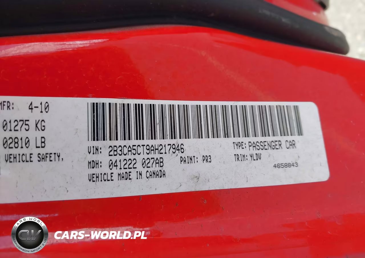 2010 Dodge Charger R-T VIN:2B3CA5CT9AH217946 - 9